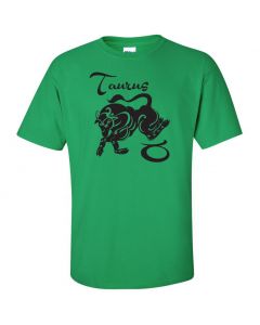 Taurus Horoscope Youth T-Shirt-Green-Youth Large