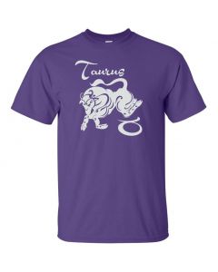 Taurus Horoscope Graphic Clothing - T-Shirt - Purple
