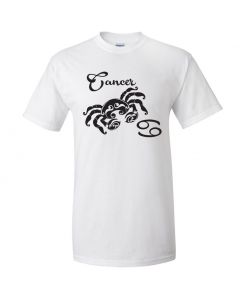 Cancer Horoscope Youth T-Shirt-White-Youth Large