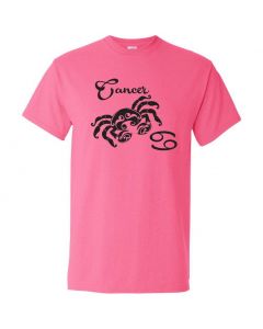 Cancer Horoscope Graphic Clothing - T-Shirt - Pink