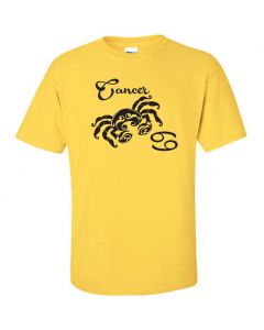 Cancer Horoscope Graphic Clothing - T-Shirt - Yellow