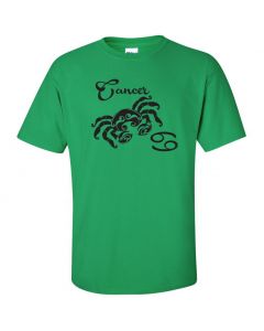 Cancer Horoscope Youth T-Shirt-Green-Youth Large