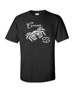 Cancer Horoscope Youth T-Shirt-Black-Youth Large