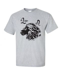 Leo Horoscope Youth T-Shirt-Gray-Youth Large