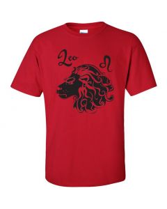 Leo Horoscope Youth T-Shirt-Red-Youth Large