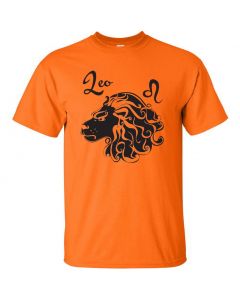 Leo Horoscope Graphic Clothing - T-Shirt - Orange