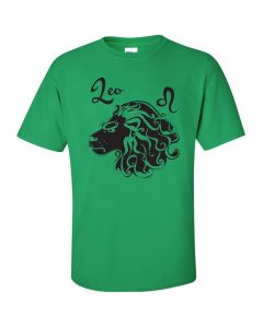 Leo Horoscope Youth T-Shirt-Green-Youth Large