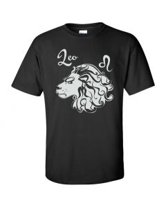Leo Horoscope Youth T-Shirt-Black-Youth Large