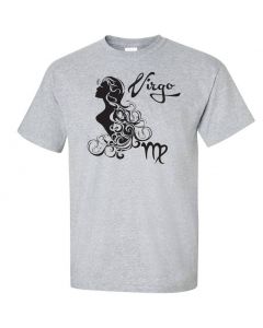 Virgo Horoscope Graphic Clothing - T-Shirt - Gray