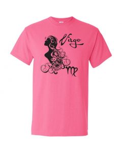 Virgo Horoscope Youth T-Shirt-Pink-Youth Large