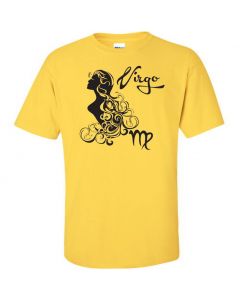 Virgo Horoscope Graphic Clothing - T-Shirt - Yellow