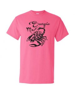 Scorpio Horoscope Graphic Clothing - T-Shirt - Pink