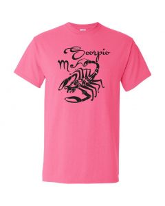 Scorpio Horoscope Youth T-Shirt-Pink-Youth Large
