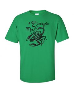 Scorpio Horoscope Youth T-Shirt-Green-Youth Large