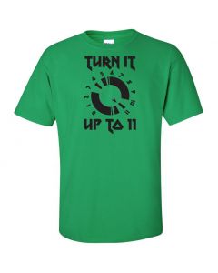 Turn It Up To 11 Youth T-Shirt-Green-Youth Large