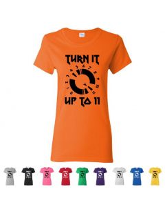 Turn It Up To 11 - Spinal Tap Movie Womens T-Shirts