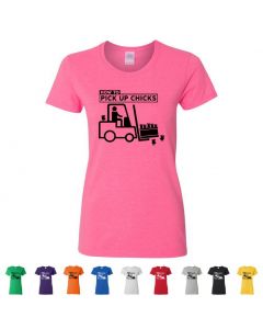 How To Pick Up Chicks Womens T-Shirts