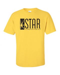 STAR Laboratories -The Flash TV Series Graphic Clothing - T-Shirt - Yellow