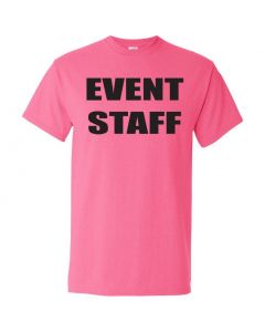 Event Staff Youth T-Shirt-Pink-Youth Large