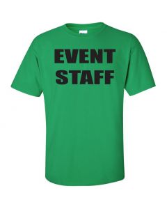 Event Staff Youth T-Shirt-Green-Youth Large