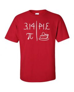 Pi and Pie Graphic Clothing - T-Shirt - Red