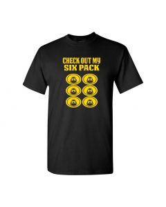 Check Out My Six Pack Mens T-Shirts-Black-2X-Large