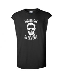 Abolish Sleevery Mens Cut Off T-Shirts-Black-2X-Large