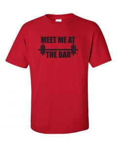 Meet Me At The Bar Graphic Clothing-T-Shirt-T-Red