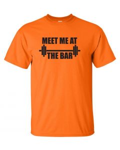 Meet Me At The Bar Graphic Clothing-T-Shirt-T-Orange