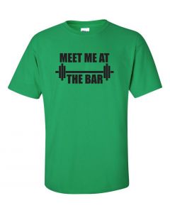 Meet Me At The Bar Graphic Clothing-T-Shirt-T-Green