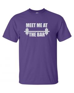 Meet Me At The Bar Graphic Clothing-T-Shirt-T-Purple