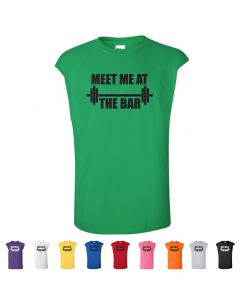 Meet Me At The Bar Mens Cut Off T-Shirts