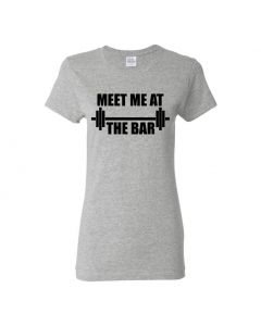 Meet Me At The Bar Womens T-Shirts-Gray-Womens Large