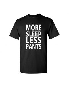 More Sleep Less Pants Youth T-Shirts-Black-Youth Large / 14-16