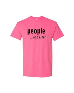People...Not A Fan Mens T-Shirts-Pink-Large