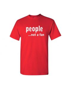 People...Not A Fan Mens T-Shirts-Red-Large