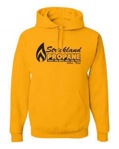 Strickland Propane -Kind Of The Hill TV Series Graphic Clothing - Hoody - Yellow