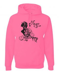 Virgo Horoscope Graphic Clothing - Hoody - Pink