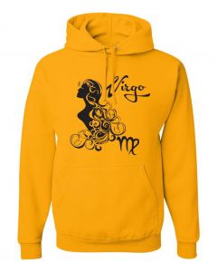 Virgo Horoscope Graphic Clothing - Hoody - Yellow