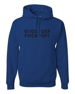 F*** Off Fold Up Graphic Clothing - Hoody - Blue