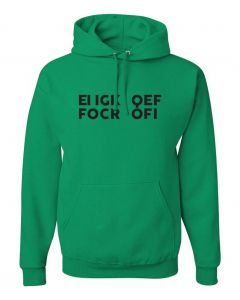 F*** Off Fold Up Graphic Clothing - Hoody - Green