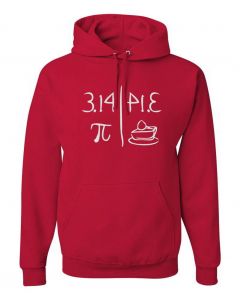 Pi and Pie Graphic Clothing - Hoody - Red
