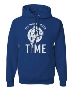 Its Always Pizza Time Graphic Clothing - Hoody - Blue
