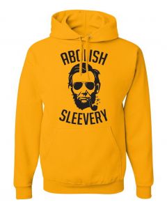 Abolish Sleevery Graphic Clothing - Hoody - H-Yellow