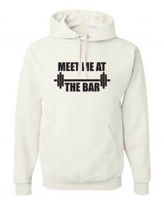 Meet Me At The Bar Graphic Clothing-Hoody-H-White