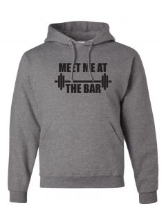 Meet Me At The Bar Graphic Clothing-Hoody-H-Gray