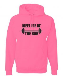 Meet Me At The Bar Graphic Clothing-Hoody-H-Pink