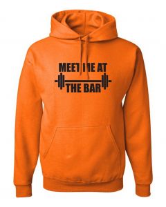 Meet Me At The Bar Graphic Clothing-Hoody-H-Orange