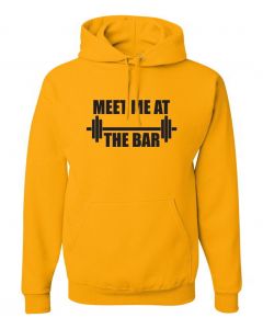 Meet Me At The Bar Graphic Clothing-Hoody-H-Yellow