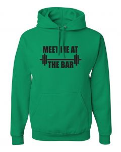 Meet Me At The Bar Graphic Clothing-Hoody-H-Green